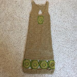 Anthropologie Knitted and Knotted tank dress